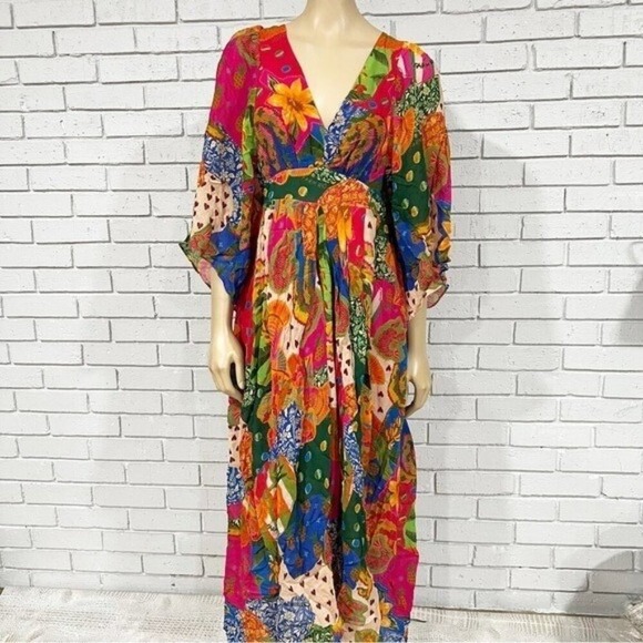 Farm Rio Women's Sunny Mix Maxi Dress - Size M